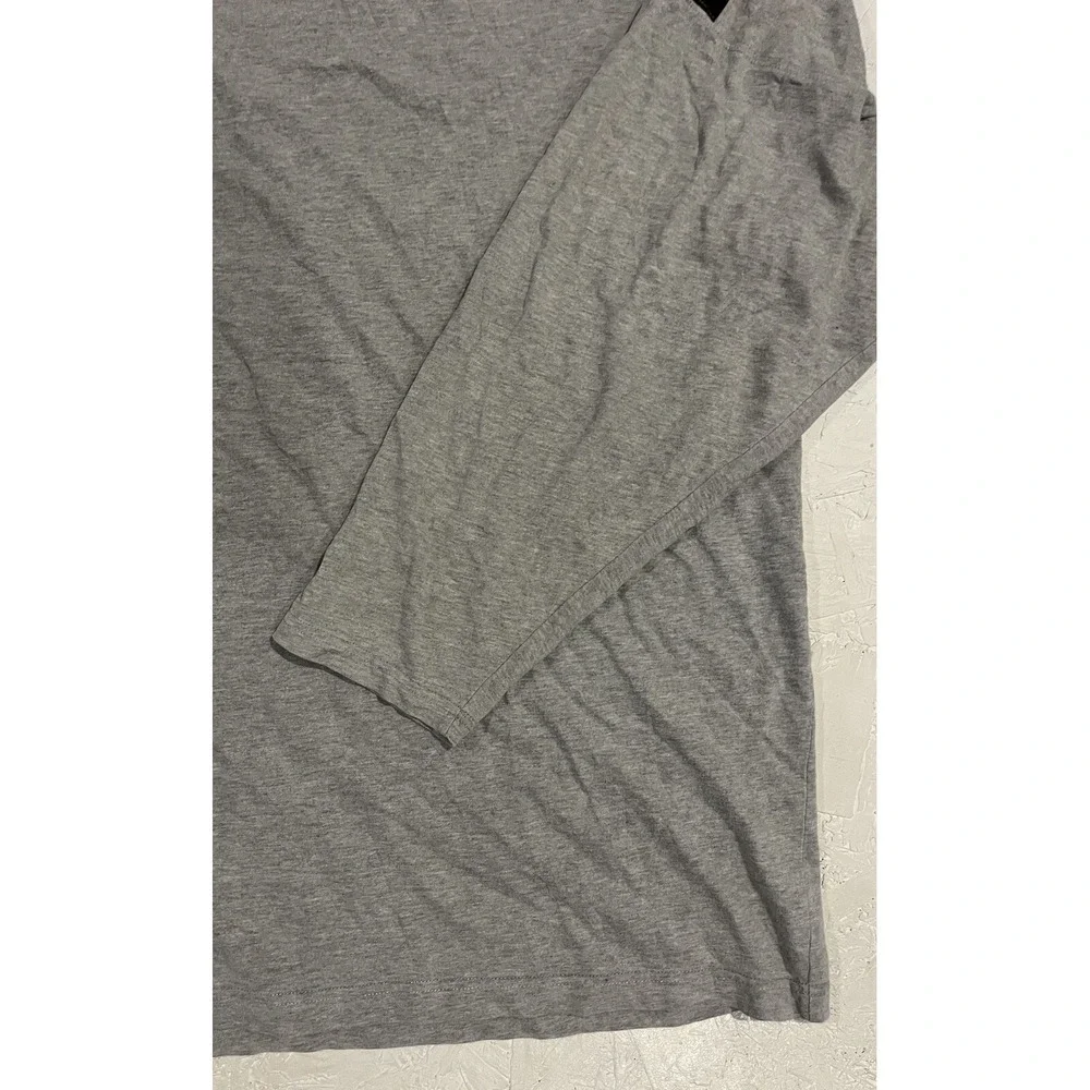 VINTAGE Polo Jeans Co‎ Ralph Lauren T-Shirt Men 4XT Gray Long Sleeve